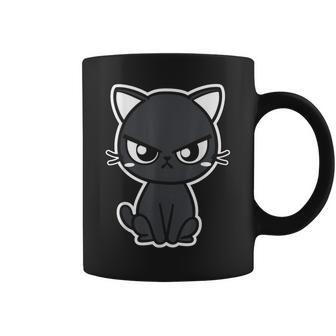 Pas Content Chats Grognon Humour Petit Chat Mignon Tasse - Cadeauxyz