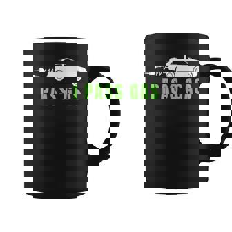 I Pass Gas Electric Car I Love EVs Electric Vehicle Coffee Mug | Mazezy