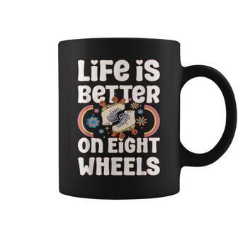 Patinajeobre Ruedas Laida Es Mejorobre Ruedas Patines De Ruedas Taza de café - Regaloses