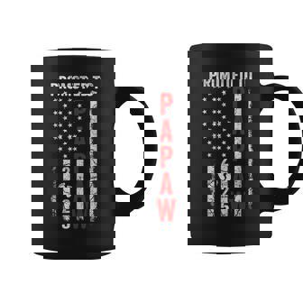 Patriotic Promoted To Papaw 2025 First Time New Papaw Coffee Mug | Mazezy