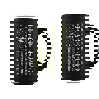 Patriotic Usa Flag Military Helicopter Uh-60 Black Hawk Coffee Mug - Thegiftio