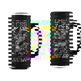I Paused My Game For Mardi Gras Video Game Controller Boys Coffee Mug - Monsterry