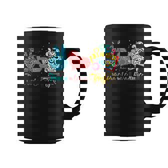 Peace Love Bingo Bingo Lover Leopard Print Heart Coffee Mug - Thegiftio