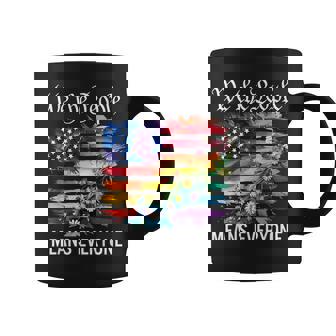 We The People Means Everyone Rainbow Lgbt Gay Lesbian Pride Coffee Mug | Mazezy