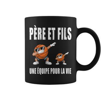 Père Et Fils Basketball Dab Papa Basketteur Fête Des Pères Tasse - Cadeauxyz