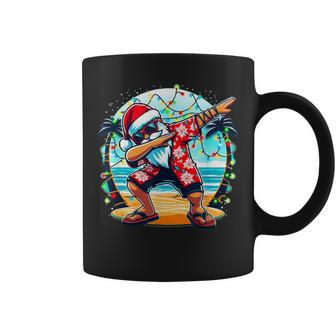 Père Noël Faisant Le Dab Drôle Lumières De Noëlur Une Tasse - Cadeauxyz