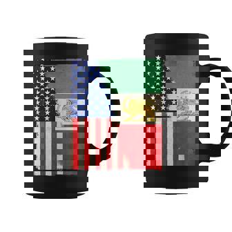 Persian American Flag Usa Persia Roots Heritage Coffee Mug - Thegiftio