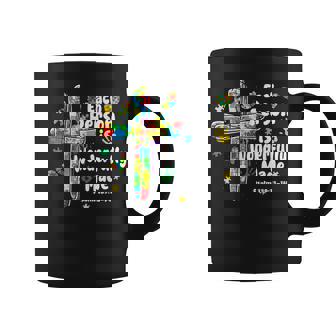 Each Person Is Wonderfully Made Christian Autism Bible Verse Coffee Mug - Monsterry