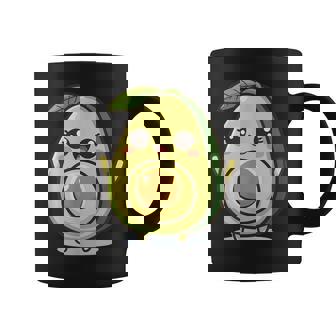 Personaje De Dibujos Animados De Aguacate Feliz Taza de café - Regaloses