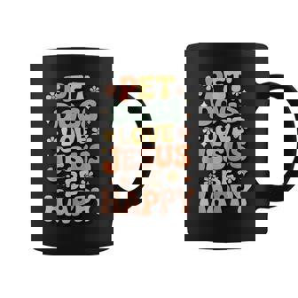 Pet Dogs Love Jesus Be Happy Coffee Mug | Seseable UK