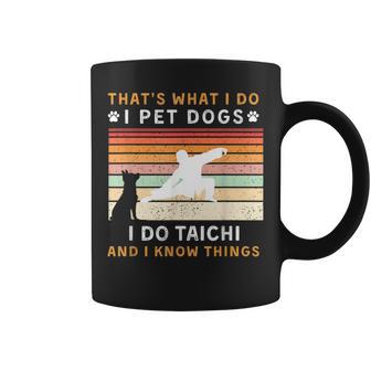 Pet Dogs Play Tai Chi Know Things Coffee Mug - Monsterry