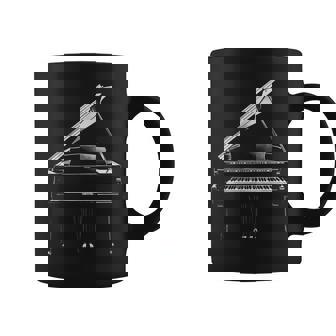 Piano À Queue Instrument De Musique Illustration Graphique Piano À Queue Tasse - Cadeauxyz