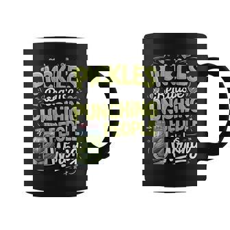 Pickles Because Punching People Is Wrong Coffee Mug | Seseable FR