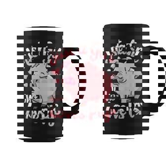 Pig Cute Just A Girl Who Loves Pigs Coffee Mug | Seseable CA