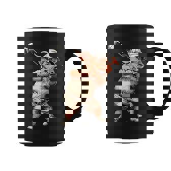 Pigs Golfer Golf Pig Coffee Mug - Monsterry