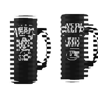 Pineapple Mode On Costume Tropical Fruit Vacation Coffee Mug | Mazezy