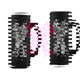 Pink Camouflage Coquette Bow Girls Hunting Cute Camo Coffee Mug | Seseable CA