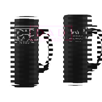 Pink Dad Est 2026 Logo Father 2026 Loading New Dad 2026 Coffee Mug - Monsterry
