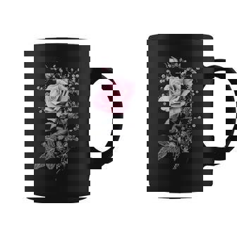 Pink Rose Flower Botanist Garden Flower Rose Coffee Mug - Monsterry