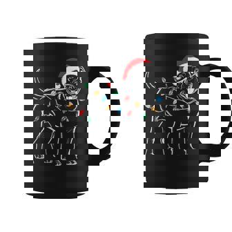 Pitbull Dog Christmas Tree Lights Xmas Pet Animal Dog Lover Coffee Mug | Seseable CA