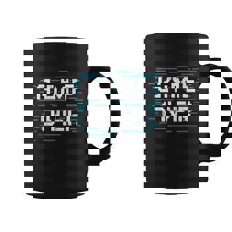 Pixelated GAME OVER Glitch Effect For Retro Gamers Coffee Mug | Mazezy
