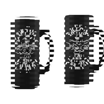 Take It Out And Play With It Biker Skeleton Vintage Coffee Mug - Monsterry