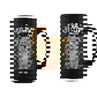 Pom Mom Pomeranian Dog Sunflower Lover Coffee Mug | Seseable FR