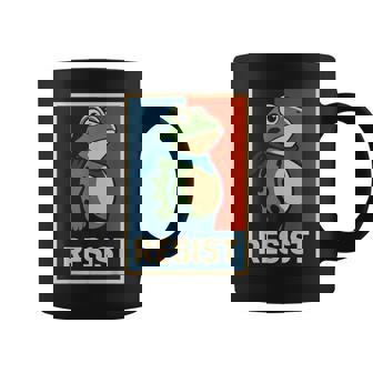 Portland Frog Protest Resist Portland Frog Activist Coffee Mug | Mazezy