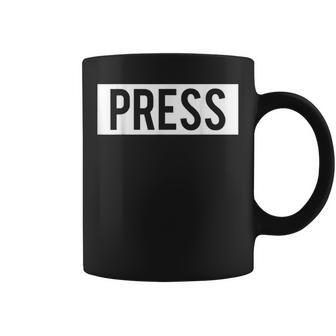 Press Journalist Palestine Press Palestinian Press Coffee Mug | Mazezy