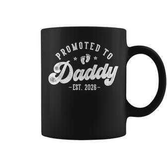 Promoted To Daddy Est 2026 First Time Dad Coffee Mug - Monsterry