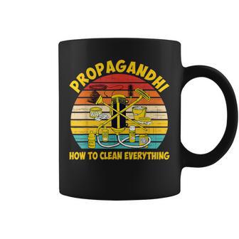 Propagandhi Co How To Clean Everything -Adults Black Small Coffee Mug - Thegiftio UK