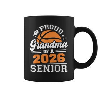 Proud Grandma Of A 2026 Senior Basketball Graduation 2026 Coffee Mug | Mazezy