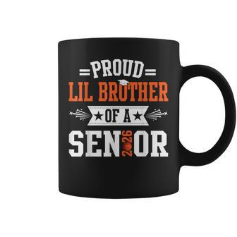 Proud Lil Brother Of A 2026 Senior Graduate Basketball Coffee Mug | Mazezy