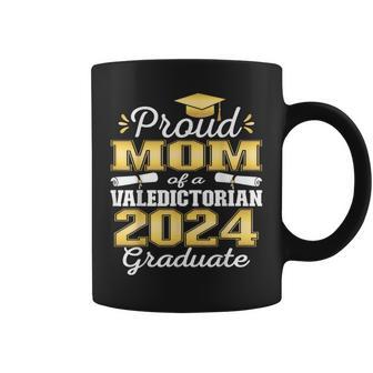 Proud Mom Of 2024 Valedictorian Class 2024 Graduate Coffee Mug - Thegiftio UK
