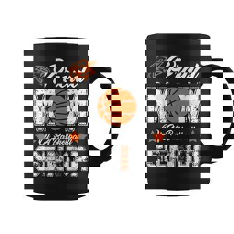 Proud Mom Of A Basketball Senior Class Of 2026 Graduation Coffee Mug - Monsterry