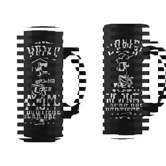 Proud Skeleton I Survived My Mom's Doctorate Degree Vintage Coffee Mug | Seseable FR