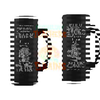 Psychology Teachers Love Brains Halloween For Psychologists Men Women Coffee Mug | Mazezy