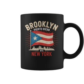 Puerto Rican Brooklyn Pride Nyc Heritage Vibes Coffee Mug | Seseable CA