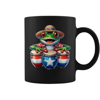 Puerto Rico Coqui Frog Taino Boricua Coffee Mug - Thegiftio UK