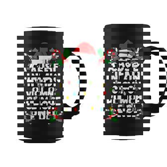 Pull Moche De Noël Drôle Inflation Xmas Tasse - Cadeauxyz