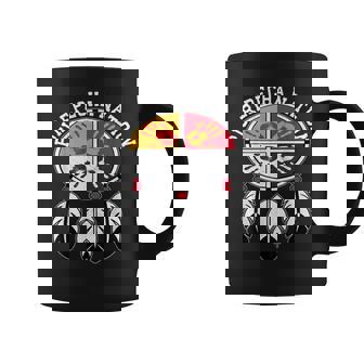 Purepecha Nation Native Mexican Indian Medicine Wheel Coffee Mug | Mazezy