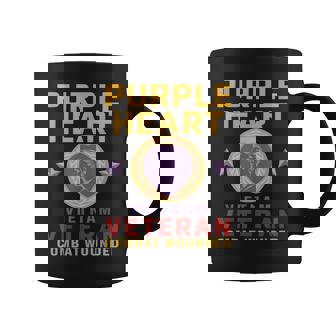 Purple Heart Vietnam Veteran Combat Veterans Day Women Coffee Mug | Mazezy