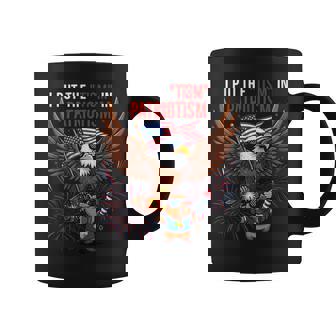 I Put The Tism In Patriotism Athletic Eagle Tism Coffee Mug - Monsterry