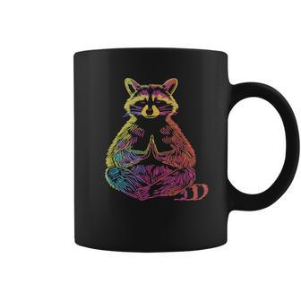 Raccoon Meditating Animal Meditation Zen Yoga Yogi Coffee Mug - Thegiftio UK