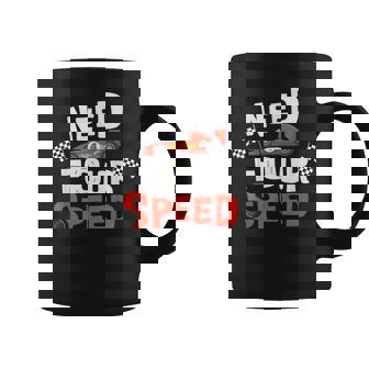 Race Car 4Th Birthday Boy Need Four Speed 4 Years Old Bday Coffee Mug - Monsterry