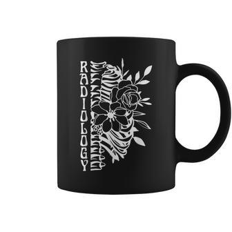 Radiology Technologist Skeleton Floral X-Ray Rad Tech Coffee Mug - Thegiftio UK