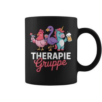 Therapie Gruppe Flamingo Ausflug Mädelsabend Party Mädels Tassen - Geschenkecke