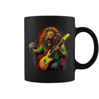 Rasta Reggae Lion Jamaican Roots Lion Of Judah Reggae Music Coffee Mug - Thegiftio UK