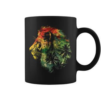 Rasta Reggae Lion Rasta Roots Lion Of Judah Reggae Music Coffee Mug - Thegiftio UK