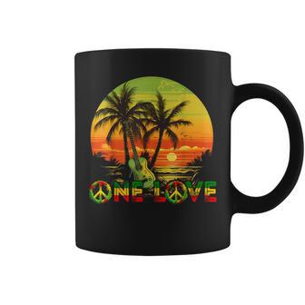 Rasta Reggaeunset Reggae Music Guitar Guitarist Jamaika Tassen - Geschenkecke